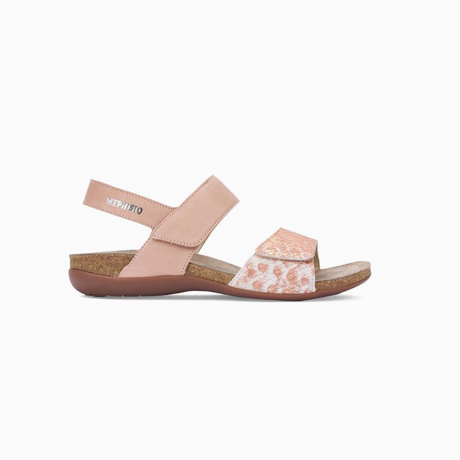 Mephisto AGAVE Læder Sko 4657092-GI - Sandaler Dame Beige